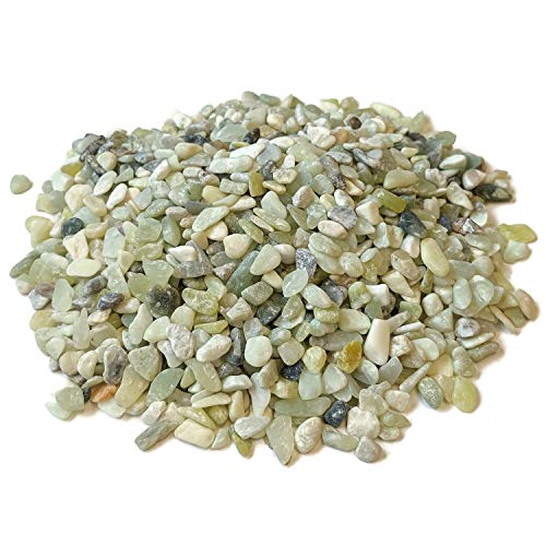 Midwest Hearth Decorative Jade Bean Pebbles 1/5" Size (10-lb Bag) - size: 10-lb Bag