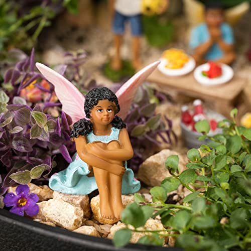 PRETMANNS Fairies for Fairy Garden Accessories for Outdoor, 9 Pieces