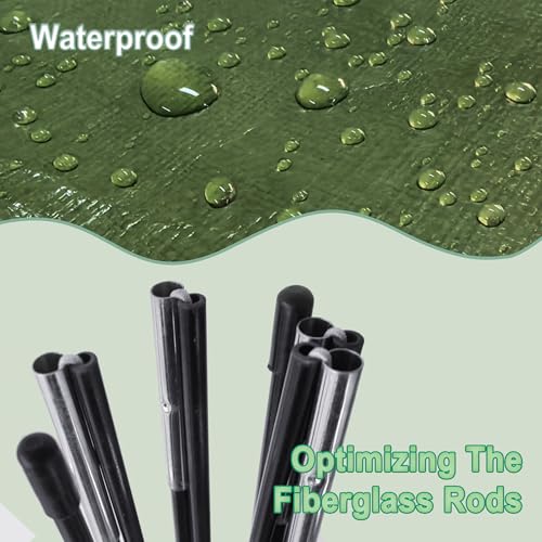 24.5" Tabletop Plant Cover w/Waterproof Base Ventilation Window for Winter - color: 24.5*24.5*20.5 - 1PCS