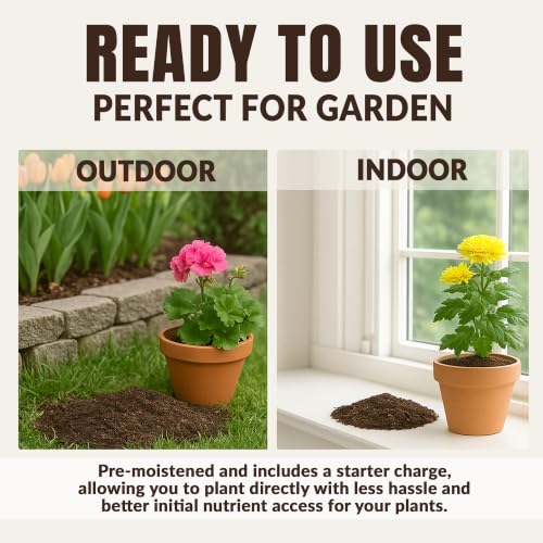 Old Potters All-Purpose Growing Media with Humus for - Heavier, Pre-moistened Planting Soil Blend with Canadian Peat Moss, Perlite, and Humus, 24 Quarts - style: All Purpose Mix