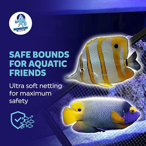 Aquarium Mesh Lid Clear Netting for Top Cover 4x5 ft