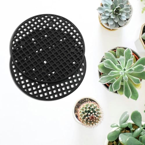 Plant Drainage Mesh Pads, 2.9 Inch, 20pcs Plastic Grid Mat - size: 2.9 Inch
