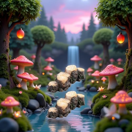 2Pcs Miniature Resin Stump Micro Landscape Fairy Garden Ornament Mini Doll House Outdoor Landscape Decor Outdoor Statues Garden Sculptures Outdoor Décor Miniature Landscape