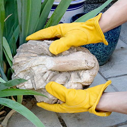 for Men Women Gardening gloves, protective gloves,For Gardening/Wood Cutting/Farm/Construction/Riding - size: Small (Pack of 1)