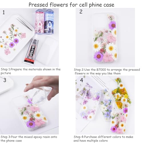 81Pcs Red Dried Pressed Flowers for Crafts,Xinxinran Dry Flowers Kit for Resin Molds,Epoxy Resin Accessories,Bookmark,Nails, Jewelry Molds,Candle Making Supplies,Soap,Frame,Cakes - color: Red 81pcs