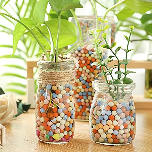 Garden Soil,Clay Pebbles Gardening Ceramsite Orchid Rocks Drainage Water Purification Ceramsite Decor Cultivation Soil Stone Horticultural Grade for Soil Hydroponics Aquaponics,4LBS - size: 4LBS