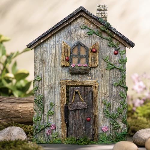 Miniature Fairy Garden Door, 3D Tree Decoration for Bonsai Terrarium, Micro Landscape Accessories