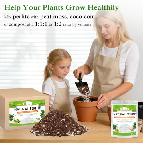 20QT Perlite for Plants, Natural Potting Mix Soil Amendment - size: 20QT