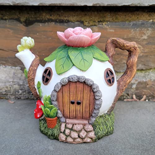 Teapot Fairy Garden House