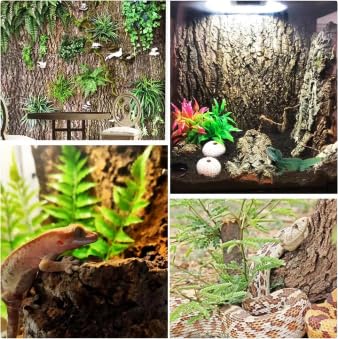 STARVAST 6PCS Cork Terrarium Background 11.8x7.8in for Reptile - size: 6PCS-11.8×7.9in