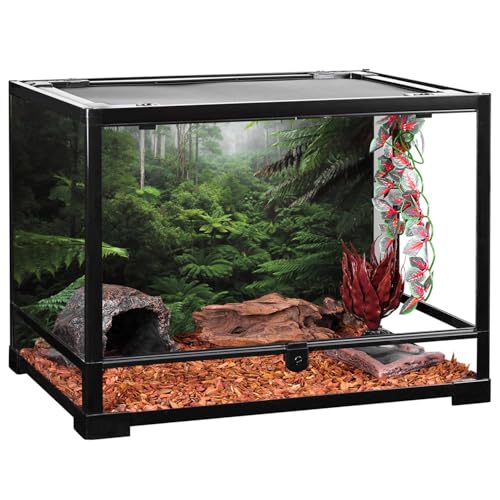 48x24 in Rainforest Aquarium Backdrop Green Tree Reptile Habitat Background - size: 48x24in/120x60cm