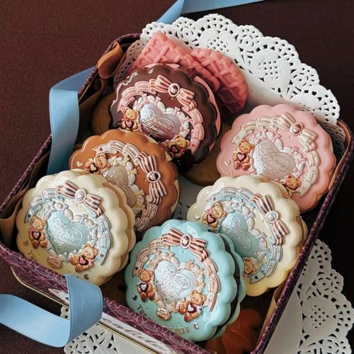 Flower Knows The Sweetie Bear Silk Satin Blush, Muted Rose Pink,Talc-Free - color: 01 Shimmer Soufflé