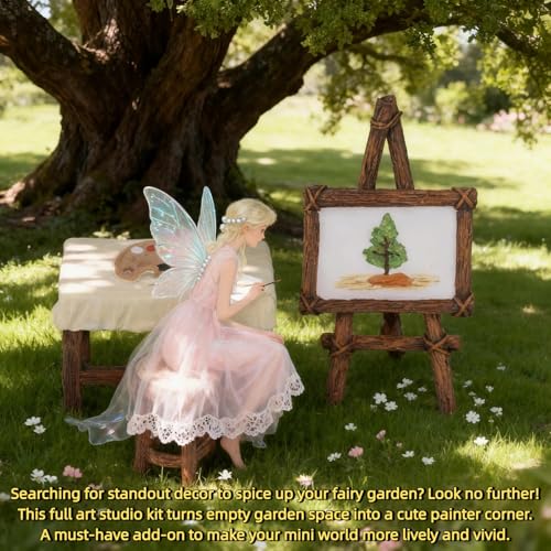 Fairy Garden Accessories,Fairy Garden Accessories Outdoor,Fairy Garden - style: A - Tiny Easel