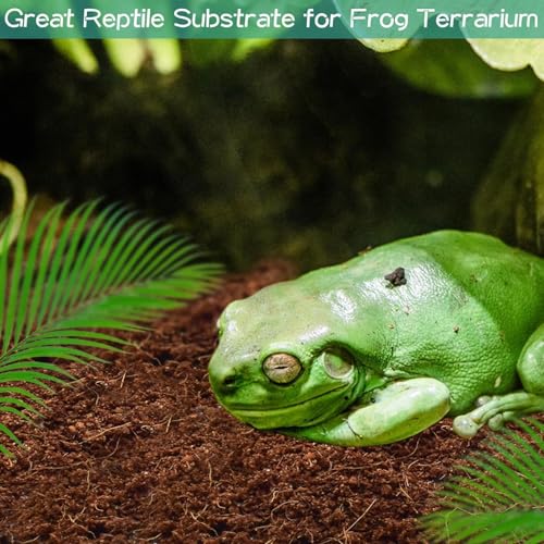Halatool 1 Pack Compressed Coconut Fiber Substrate for Reptiles - color: 1 pack