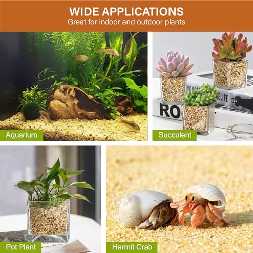NUPICK 3-5mm Coarse Sand for Plants, 12lb Horticultural Sand for Succulents - size: 3-5mm, style: 12lb