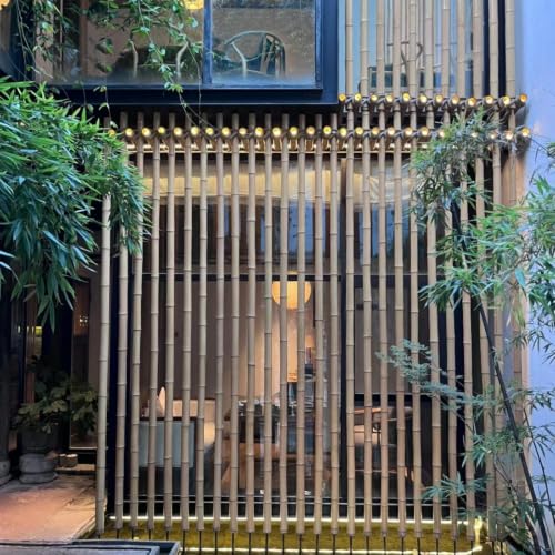 Natural Bamboo Plant Stake (Approx 8ft 10pcs 1") Sturdy Bamboo Poles, Durable Plant Bamboo Stake, Garden Climbing Plant Bracket. - size: 93in-10PCS