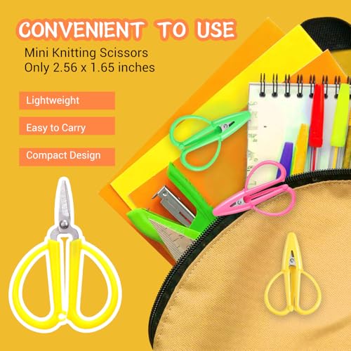 24pcs Mini Scissor Bulk,Colorful Travel Tiny Scissor with Protective Cover