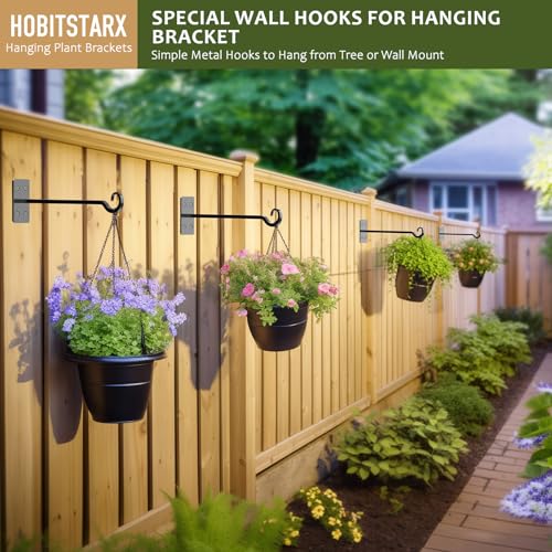 12" Wall Mount Plant Hanger 2 Pack - size: 12 inches