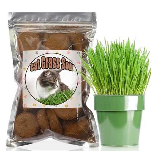 Doter Organic Potting Soil for Indoor Cat Grass, Great Seedling Soil for Wheat Grass, Bermuda, Catnip, and All Indoor Herb Plants - size: 10pcs-2.5qt