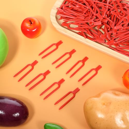DIVINA VITAE 200Pcs Plant Fixing Clip Plastic Plant Pins for Fixing Vines