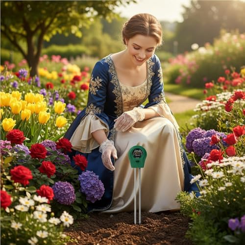 3-in-1 Soil Moisture Meter with Light & pH Sensor
