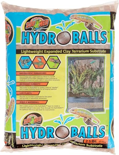 Zoo Med HydroBalls Clay Terrarium Substrate 2.5 lbs - Pack of 6