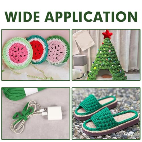 Garden Twine Plant Ties Garden String Stretchy Plant Support Tie 2 Rolls 98FT Green Gardening Tape for Indoor Outdoor Climbing Plants