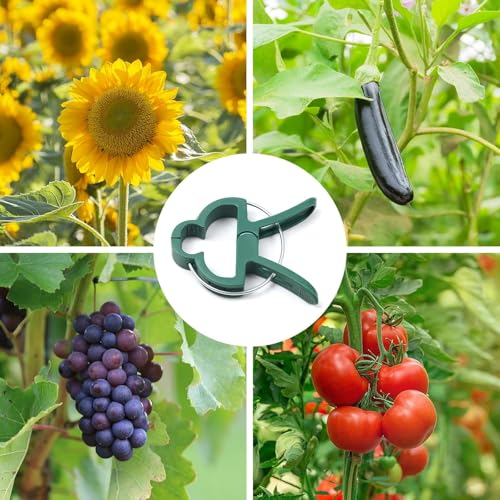 20pc Gentle Plant & Flower Clips for Supporting Stems