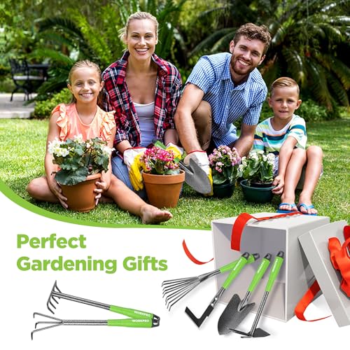 WORKPRO 6-Piece Garden Tool Set - color: Green