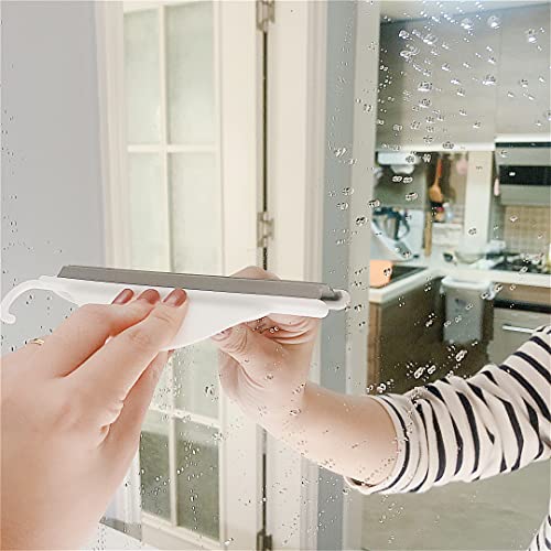 Squeegee Water Blade Scraper Wiper Cleaning Bathroom Shower Mirror Kitchen Countertop Sink