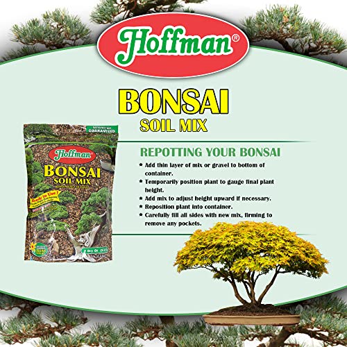 Hoffman 10708 Bonsai Soil Mix, 2 Quarts, Brown/A - size: Pack of 1