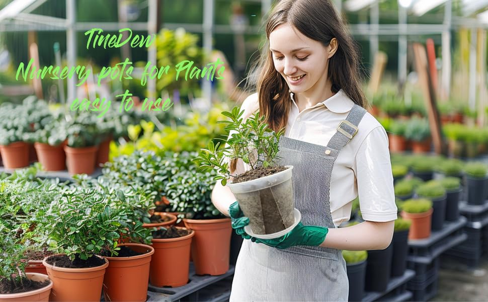 Clear Plant Nursery pots with Saucers,5/6/7/8 inch 8 Pack | for Indoor & Outdoor Plants,monstera pot with drainage holes, monitor soil moisture and root health, semi-clear PP material - size: 5/6/7/8 inch with trays