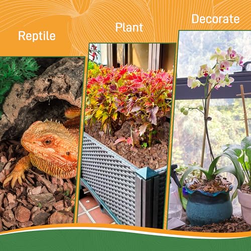 18qt Orchid Bark Horticultural Grade- Natural Mulch for Potted Plants, Root Development of Orchid Plants and Garden Soil Amendment Mix - size: 18 Quarts