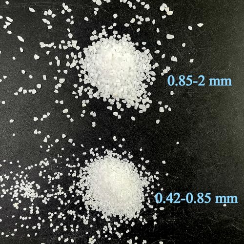 FANTIAN 20 lb White Aquarium Sand, Fish Tank Sand Aquarium Substrate Gravel | Aquarium Sand for Freshwater Fish Tank, Shrimp, Turtle, Terrariums, Aquatic, Plant, Fire Pits, Candle, Vase Fillers, Crafts - color: White, size: 20 LB