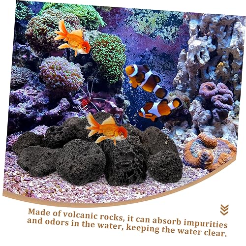 1pack Volcanic Rock for Aquarium and Potted Plants Natural Porous Stones for Decorative Landscaping Garden Use and Floral Arrangements