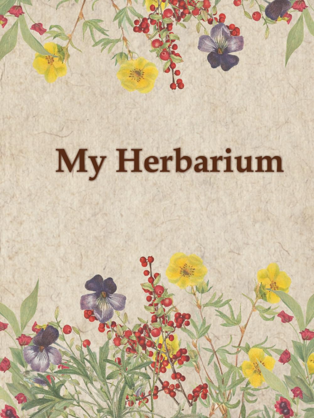 My Herbarium: Specimen Collector’s Notebook for Pressed Flowers, Leaves & Plants – A4, 110 Pages | 53 Specimen Pages to Secure Your Dried Plants | ... Print Paper | Plant Collecting Journal