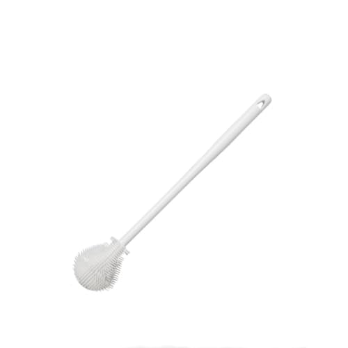 Bottle Brush Cleaner Set with Long Handle for Hydro Flasks, Sports Bottles, Narrow Neck Containers, White