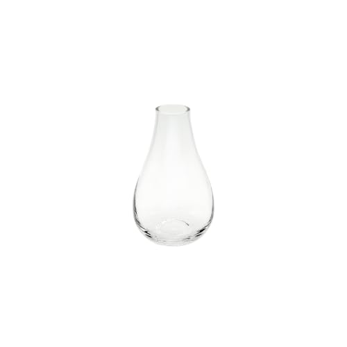 WGVI Small Teardrop Bud Vase, Diameter 3.6", Height 5.9", Clear Glass Teardrop Style Bud Vase, Floral Dispaly, Decorative Display Case, Planter Terrarium for Event Home Decor, 1 Piece - size: 3.6"x5.9"H Teardrop