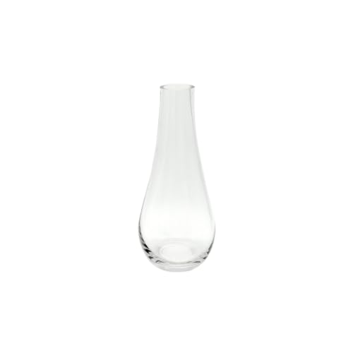WGVI Large Teardrop Bud Vase, Diameter 3.9", Height 9.25", Clear Glass Teardrop Style Bud Vase, Floral Dispaly, Decorative Display Case, Planter Terrarium for Event Home Decor, 1 Piece - size: 3.9"x9.25"H Teardrop