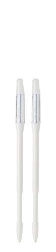 Sustee Aquameter (Medium White Refillable - Bundle of 2) - House Plant Soil Moisture Meter, Humidity Sensor Probe, Water Level Indicator - Best for Indoor Potted Plants