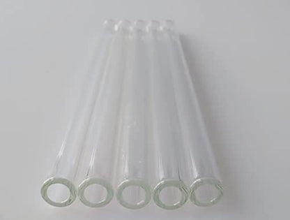 5PCS Glass Tubes Thick Wall Tubing OD 2 mm 8 mm X 4 inch - size: 4 Inch