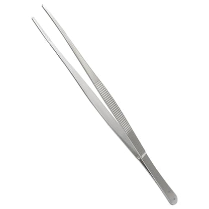 Bonsicoky 1 Pcs Tweezers Nipper, 12 Inch, Stainless Steel, Silver | Extra Long, For Aquarium, Crafts, Jewelry, Food and Horticulture - size: 12 Inch