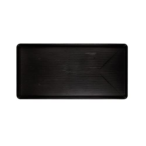 Gardener's Supply Company Jumbo Boot Tray | Multi-Purpose All Weather Waterproof Indoor and Outdoor Shoes Mat Made with Recycled Plastic | 43-1/4" L x 21-2/3" W x 2" D - size: 43.3" x 21.7" x 2" (1-Pack)