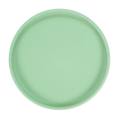 M METERXITY Ceramic Plant Saucer, 6.3 Inch Plant Water Catcher Tray, Plant Pot Saucers for Indoor/Outdoor Plants/Flower Drainage Drip Water Tray [Round Lake Blue] - color: Lake Blue