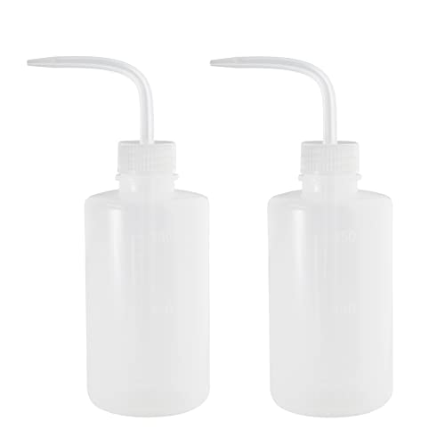 Piutouyar 2Pcs Plastic Wash Bottle 250ml Plant Squeeze Bottle, 8oz | Wash Squirt Bottle, Succulent Watering Can, For Indoor Plants Flower
