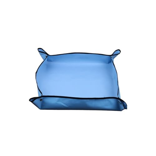 Plants Transplanting Mat, Blue, 100 * 100cm Oxford Foldable Tray - color: Blue, size: 100*100cm