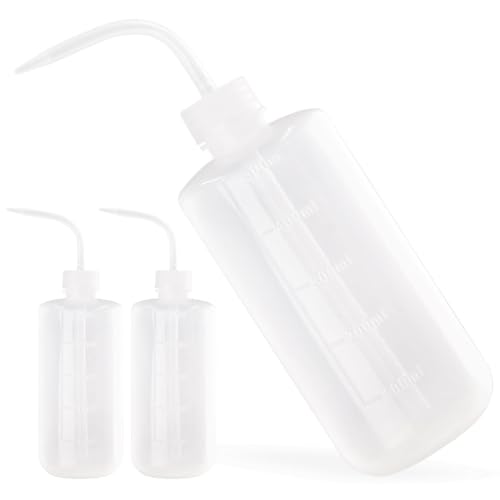 Bonsicoky 3 Pcs 500ml Squeeze Bottle Plant Watering Bottle Can
