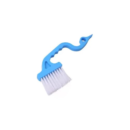 Handheld Dust Brush for Corners and Gaps, Flexible Cleaning Brush | Flexible Cleaning Brush for Window Tracks. And Hard-to-Reach Areas. Use during routine home care. For routine home care. - color: Blue