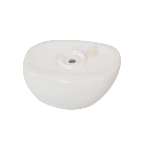 White Ceramic Cowboy Hat Planter