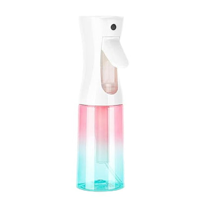 Continuous Spray Bottle, 6.8OZ /200ML Hair Mister Spray Bottle, Fine Mist for Salons,Barber, Plants, Skin Care, Cleaning(Red Blue Gradient,1 Pack) - color: Gradient Red Blue, size: 6.8 Ounces